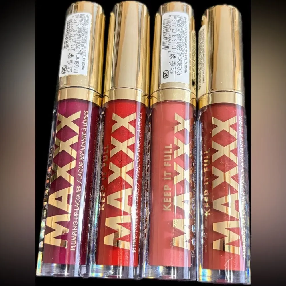 🌷 4 New Milani Keep It Full Maxx Lip Glosses Plumper Full Size